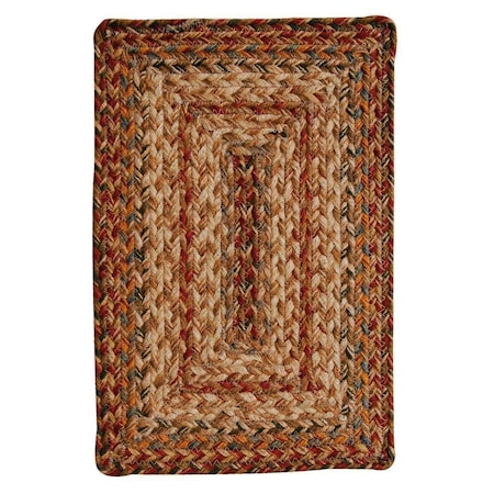 Homespice Decor 10 x 10 in. Harvest Jute Braided Rugs, Beige 565075